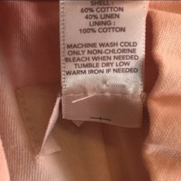 Loft Soft Peach Pink Anorak Utility Jacket Women's Medium M Drawstring Toggle - Picture 12 of 12